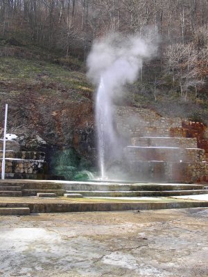 Sijarinska Banja: gejzir – jedinstven u Evropi